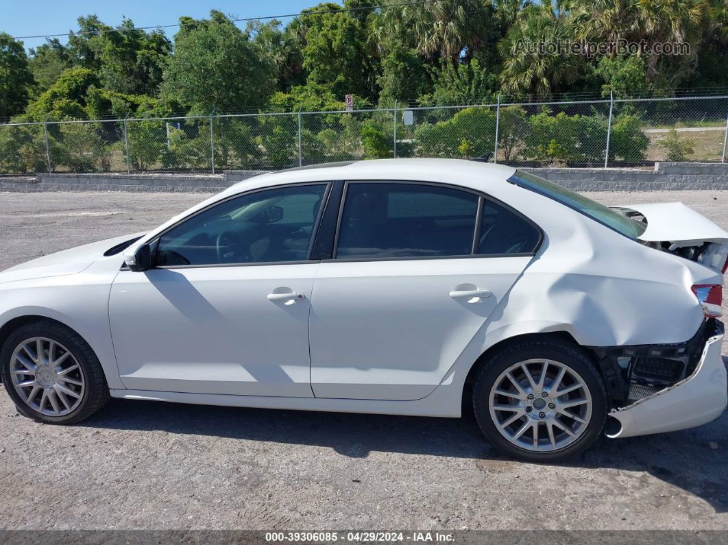 2011 Volkswagen Jetta 2.5l Se White vin: 3VWDX7AJ9BM368865