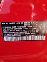 2012 Volkswagen Jetta Se Red vin: 3VWDX7AJ9CM123047
