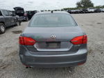 2013 Volkswagen Jetta Se Gray vin: 3VWDX7AJ9DM311648