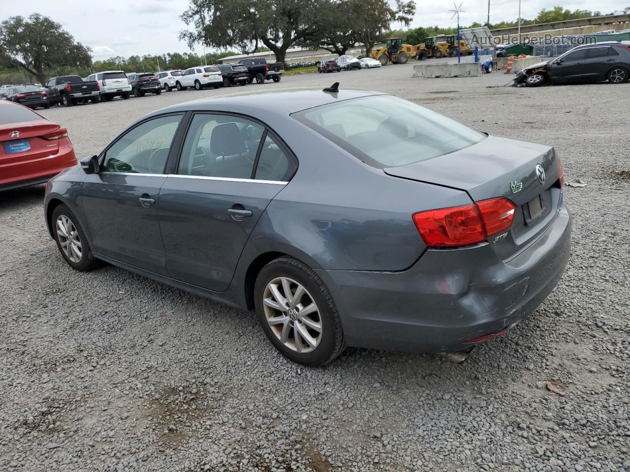 2013 Volkswagen Jetta Se Gray vin: 3VWDX7AJ9DM311648