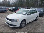 2011 Volkswagen Jetta Se White vin: 3VWDX7AJXBM005586