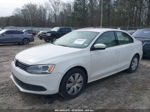 2011 Volkswagen Jetta Se White vin: 3VWDX7AJXBM005586