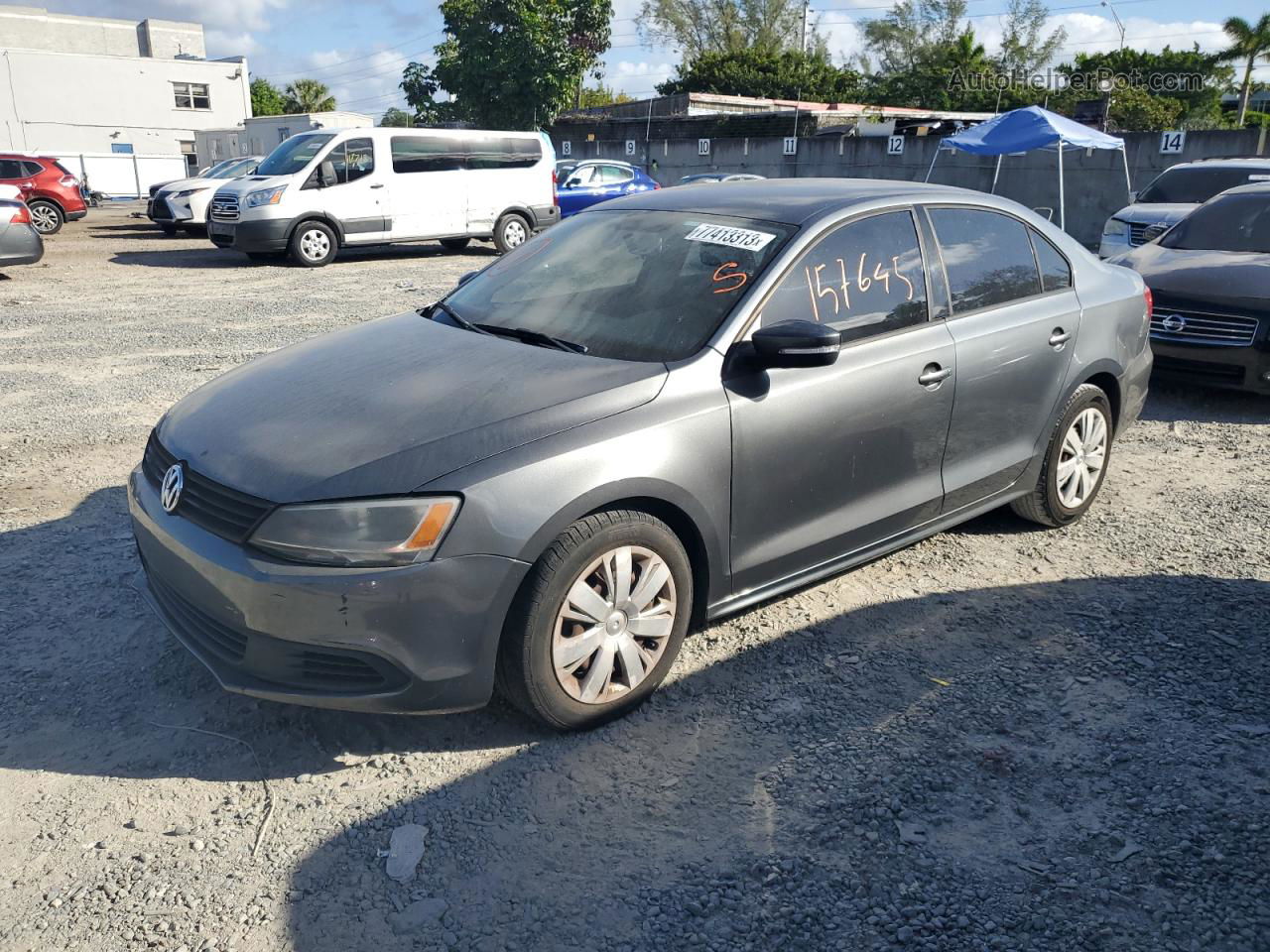 2011 Volkswagen Jetta Se Серый vin: 3VWDX7AJXBM029466