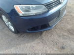 2011 Volkswagen Jetta Sedan Se W Blue vin: 3VWDX7AJXBM133598