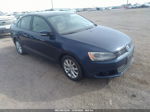 2011 Volkswagen Jetta Sedan Se W Blue vin: 3VWDX7AJXBM133598