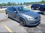 2012 Volkswagen Jetta 2.5l Se Gray vin: 3VWDX7AJXCM077079