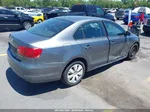 2012 Volkswagen Jetta 2.5l Se Gray vin: 3VWDX7AJXCM077079