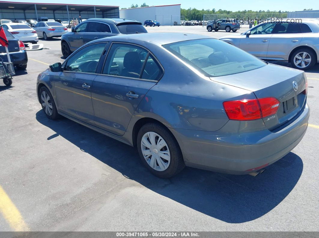 2012 Volkswagen Jetta 2.5l Se Gray vin: 3VWDX7AJXCM077079