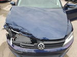 2012 Volkswagen Jetta Se Blue vin: 3VWDX7AJXCM302696