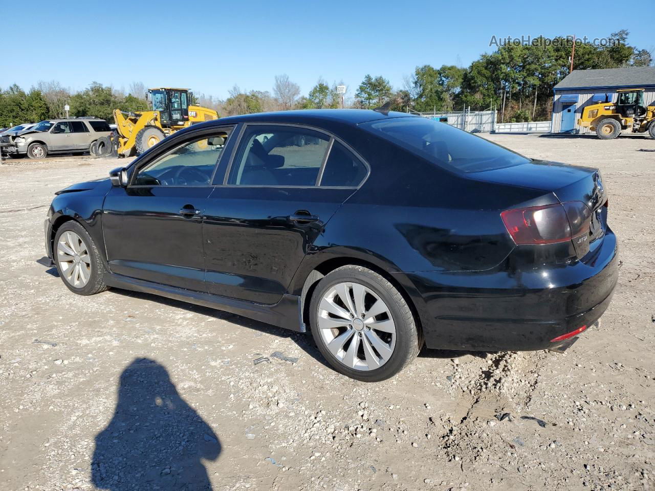 2012 Volkswagen Jetta Se Black vin: 3VWDX7AJXCM335150