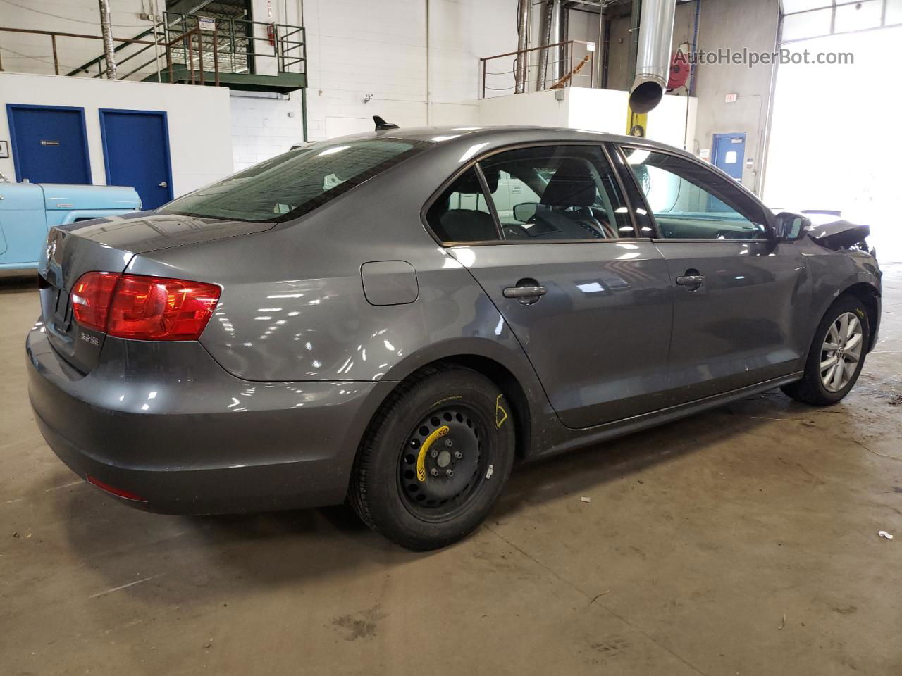 2012 Volkswagen Jetta Se Gray vin: 3VWDX7AJXCM413992