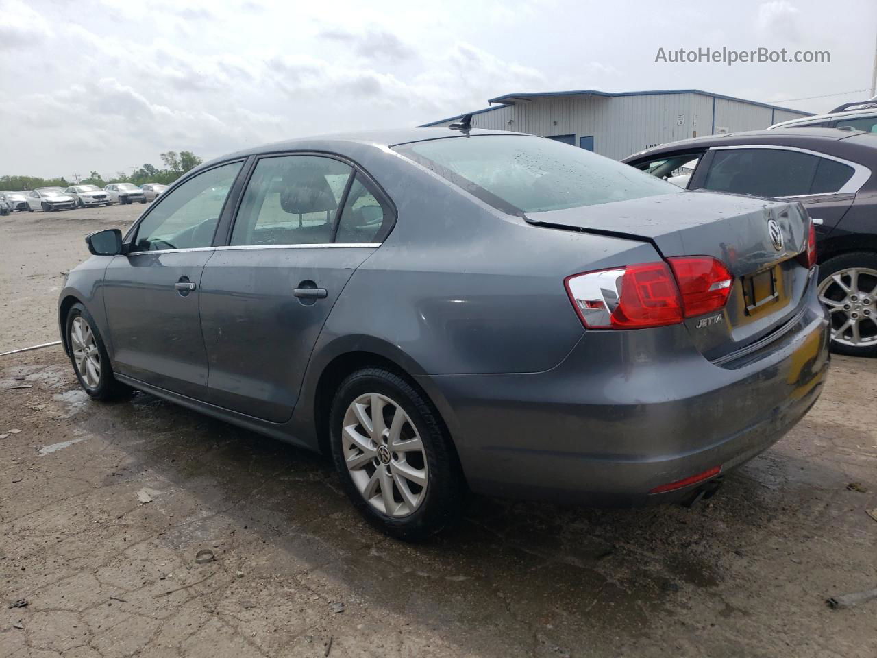 2013 Volkswagen Jetta Se Gray vin: 3VWDX7AJXDM358669