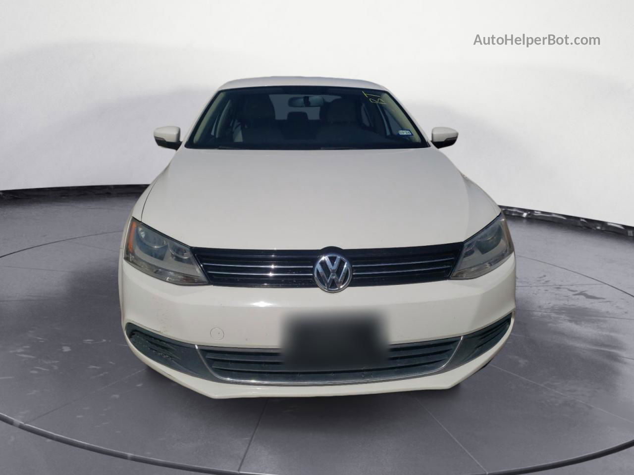 2013 Volkswagen Jetta Se Белый vin: 3VWDX7AJXDM411306