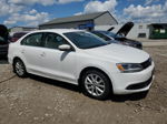 2013 Volkswagen Jetta Se White vin: 3VWDX7AJXDM442152