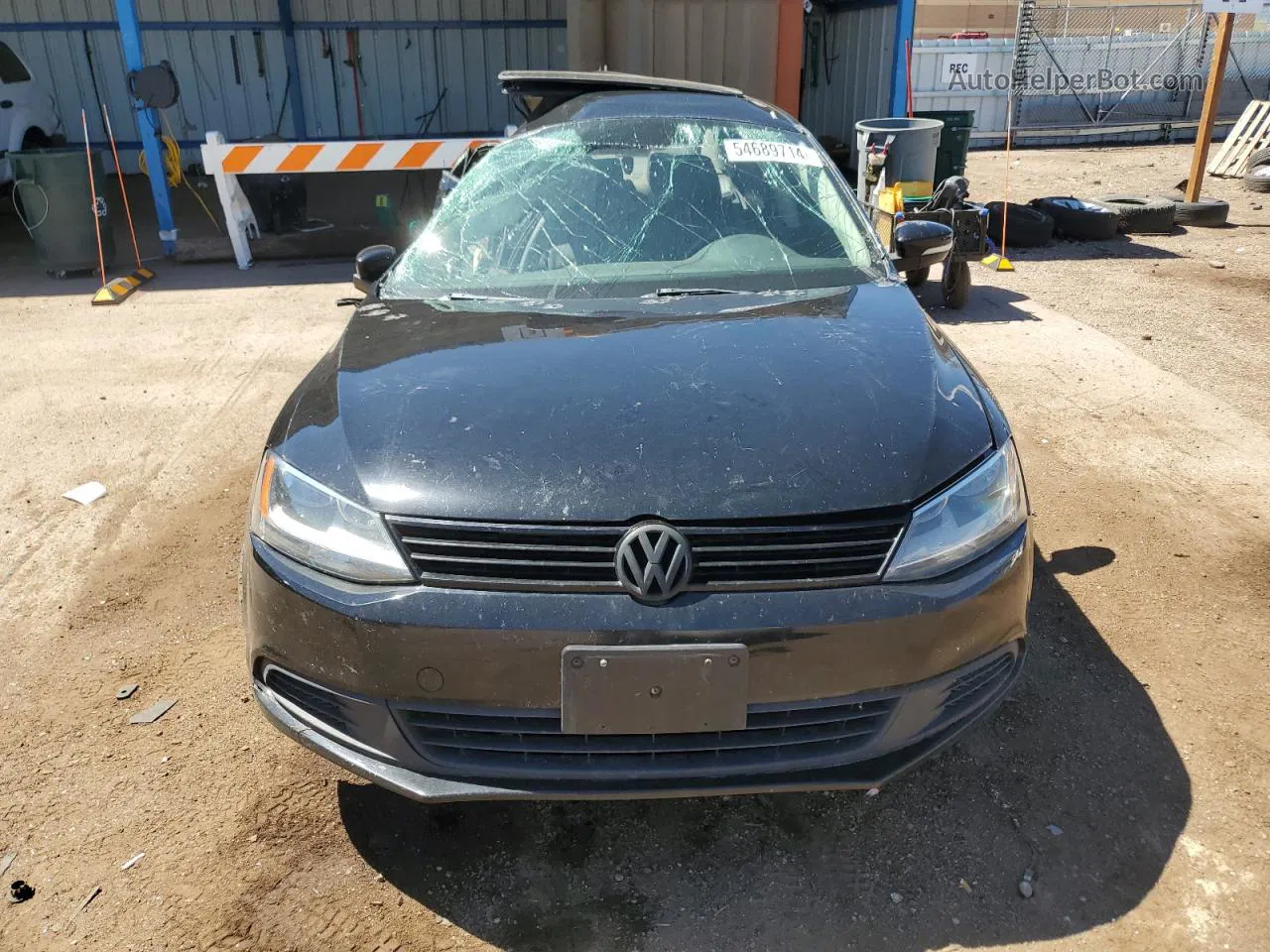 2011 Volkswagen Jetta Se Black vin: 3VWDZ7AJ0BM304837