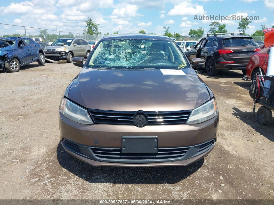 2011 Volkswagen Jetta 2.5l Se Brown vin: 3VWDZ7AJ0BM319435