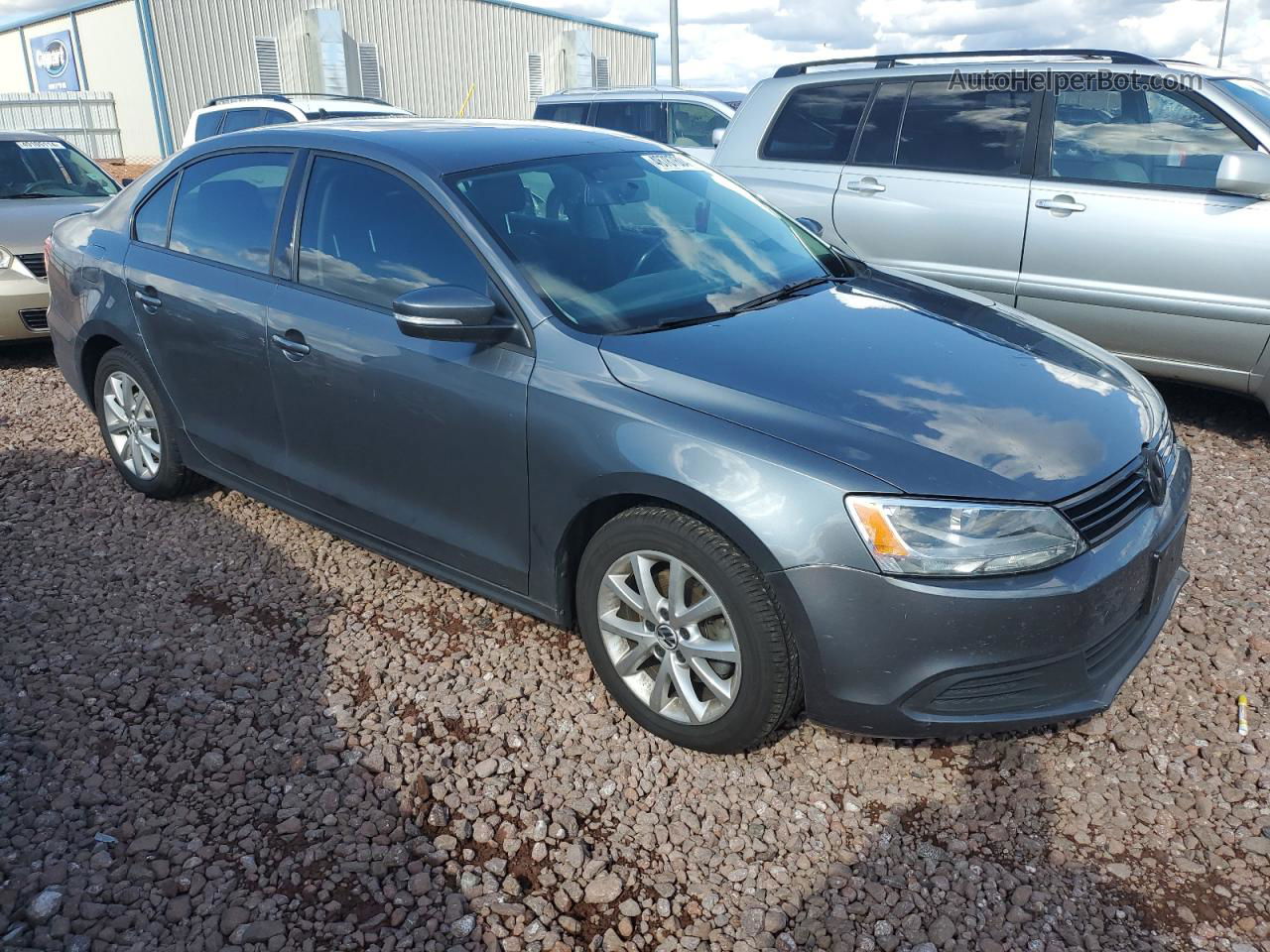 2011 Volkswagen Jetta Se Gray vin: 3VWDZ7AJ0BM341564