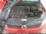 2011 Volkswagen Jetta 2.5l Se Red vin: 3VWDZ7AJ0BM376427