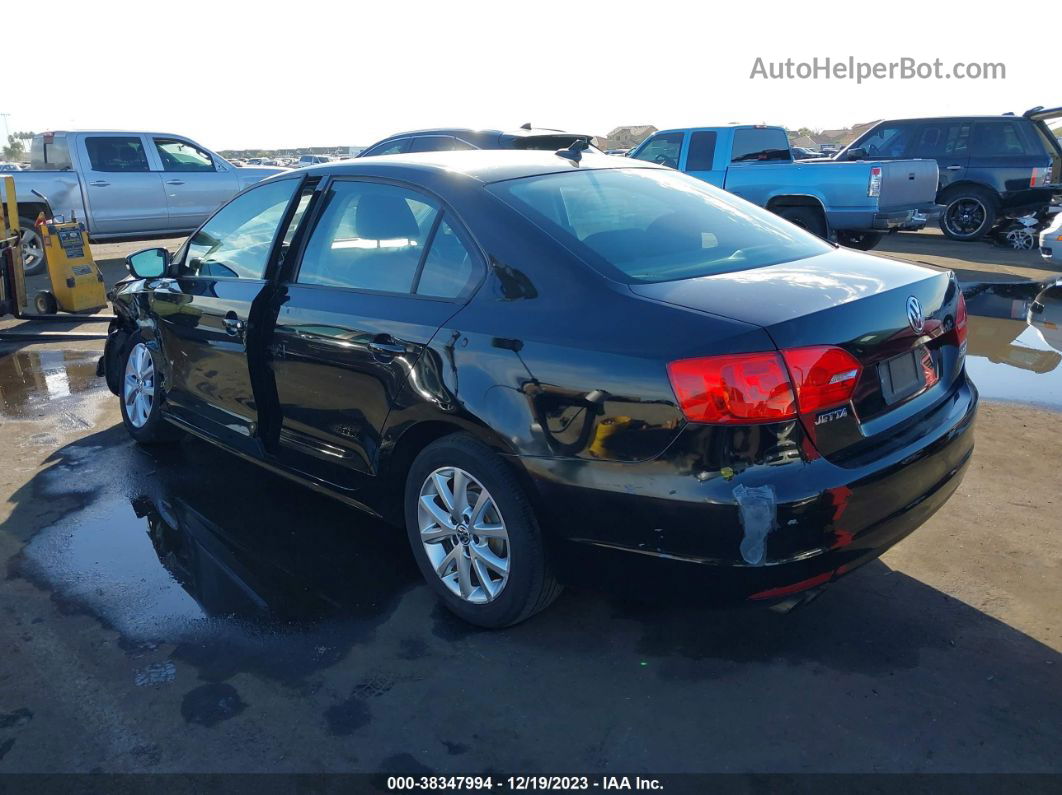 2011 Volkswagen Jetta 2.5l Se Черный vin: 3VWDZ7AJ1BM056050