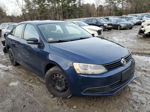 2011 Volkswagen Jetta Se Blue vin: 3VWDZ7AJ1BM083281