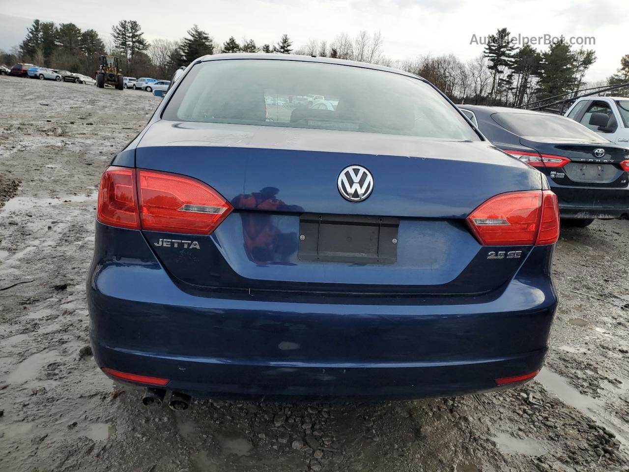 2011 Volkswagen Jetta Se Blue vin: 3VWDZ7AJ1BM083281