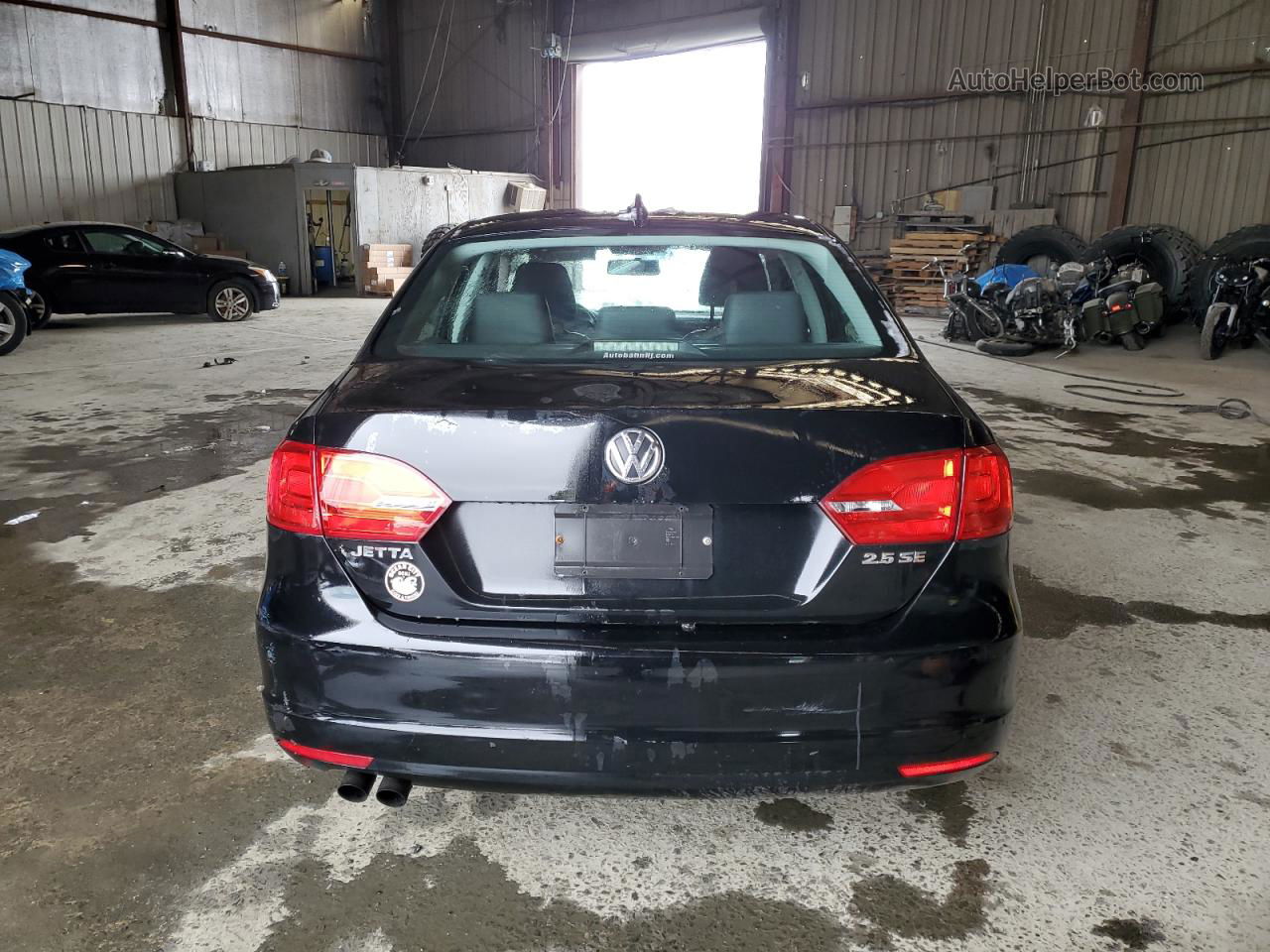 2011 Volkswagen Jetta Se Черный vin: 3VWDZ7AJ1BM315118