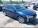 2011 Volkswagen Jetta 2.5l Se Синий vin: 3VWDZ7AJ2BM085234