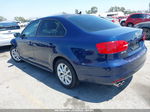 2011 Volkswagen Jetta 2.5l Se Синий vin: 3VWDZ7AJ2BM085234