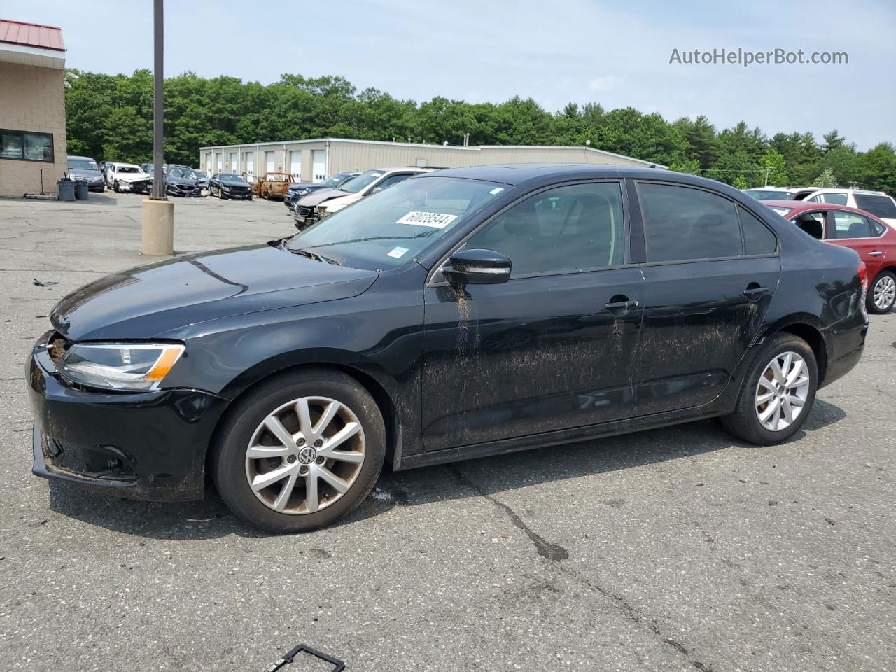 2011 Volkswagen Jetta Se Black vin: 3VWDZ7AJ2BM302393