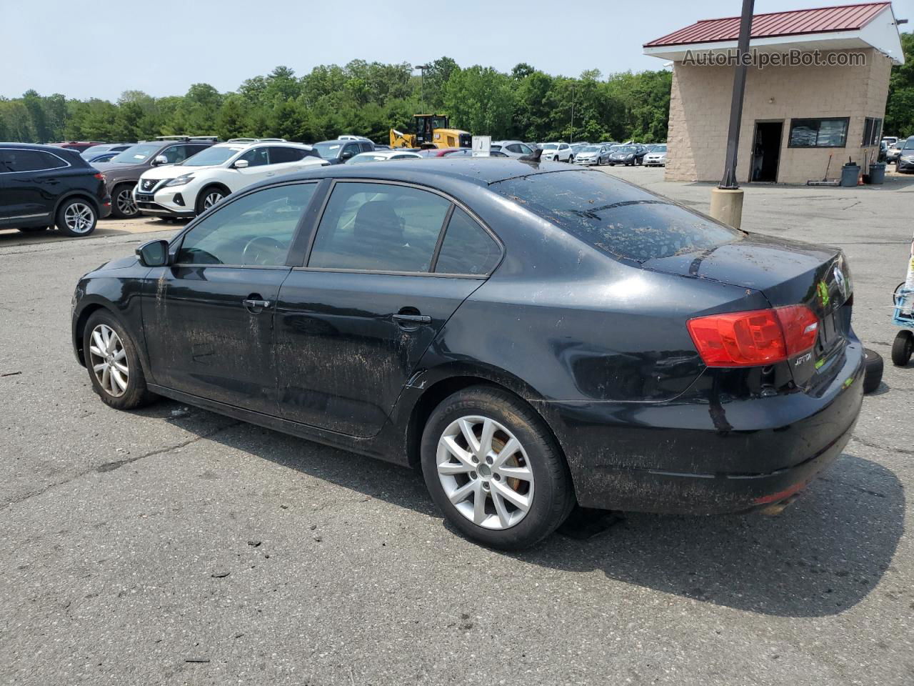 2011 Volkswagen Jetta Se Black vin: 3VWDZ7AJ2BM302393