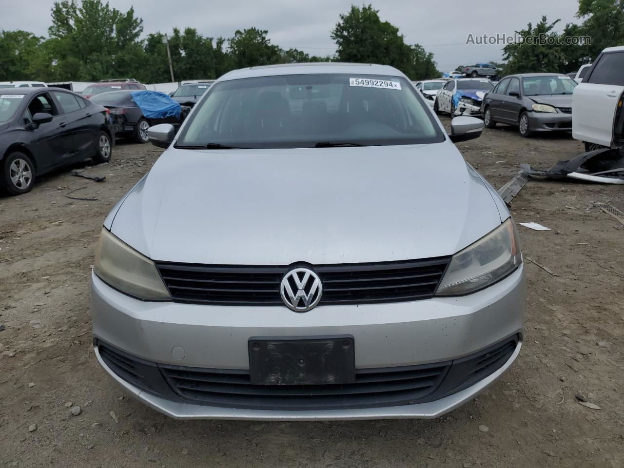 2011 Volkswagen Jetta Se Серебряный vin: 3VWDZ7AJ2BM347172