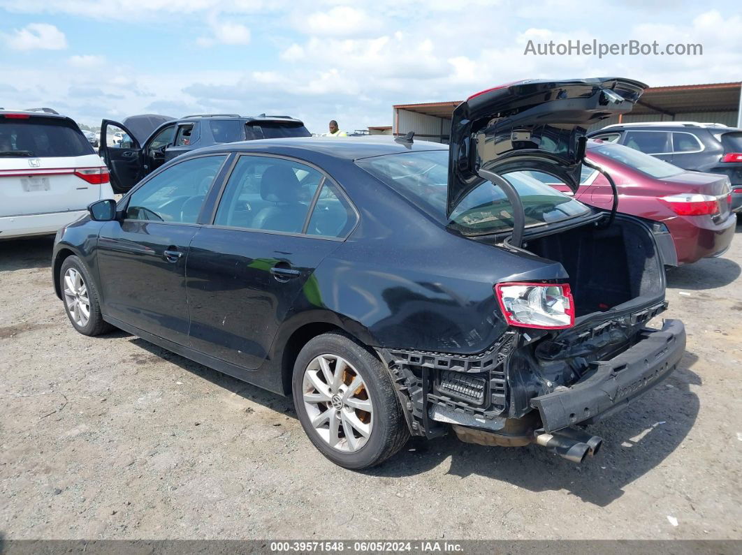 2011 Volkswagen Jetta 2.5l Se Black vin: 3VWDZ7AJ2BM354784