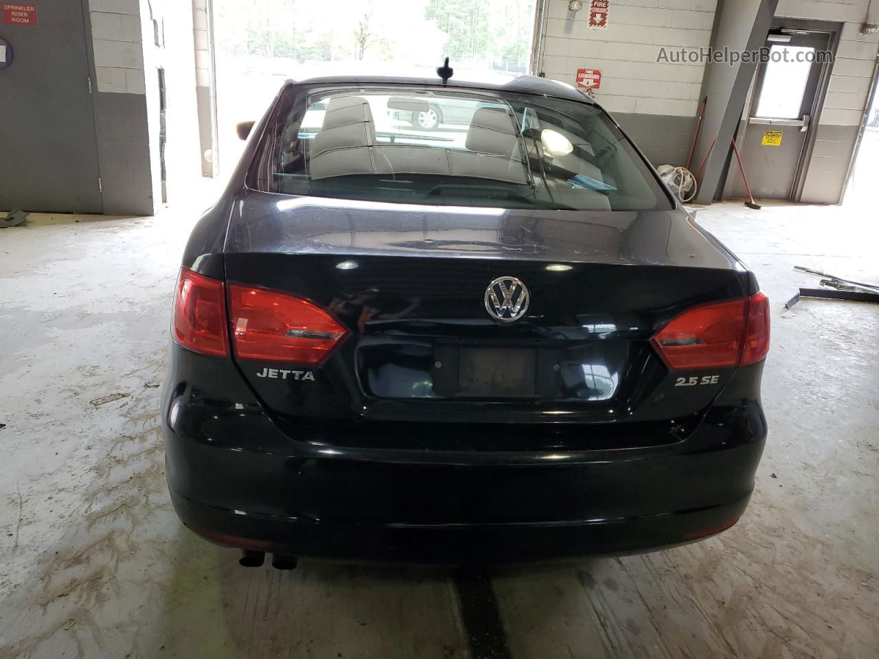 2011 Volkswagen Jetta Se Black vin: 3VWDZ7AJ2BM363789