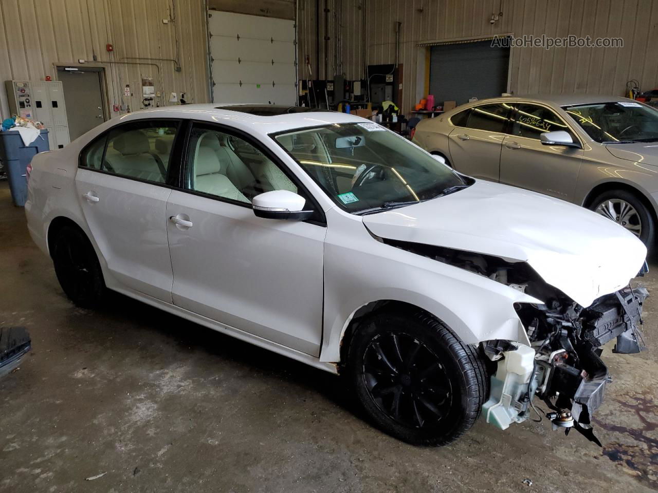 2011 Volkswagen Jetta Se White vin: 3VWDZ7AJ2BM388238