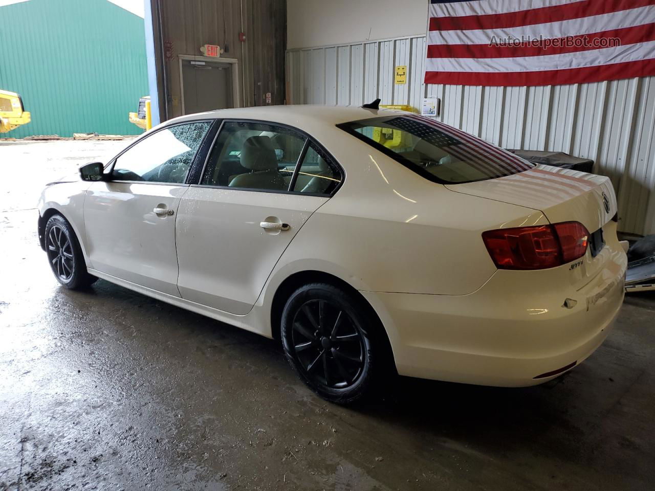 2011 Volkswagen Jetta Se White vin: 3VWDZ7AJ2BM388238