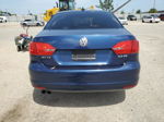 2011 Volkswagen Jetta Se Blue vin: 3VWDZ7AJ3BM339968