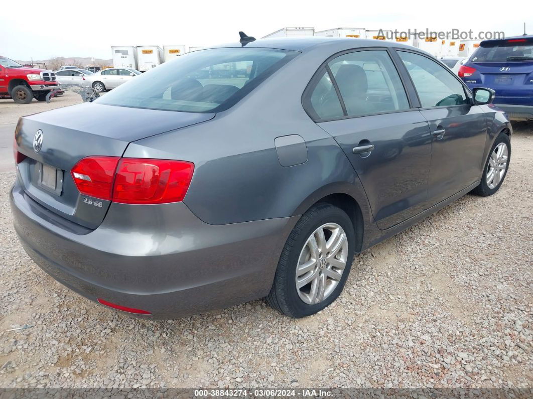 2011 Volkswagen Jetta Se Gray vin: 3VWDZ7AJ3BM342515