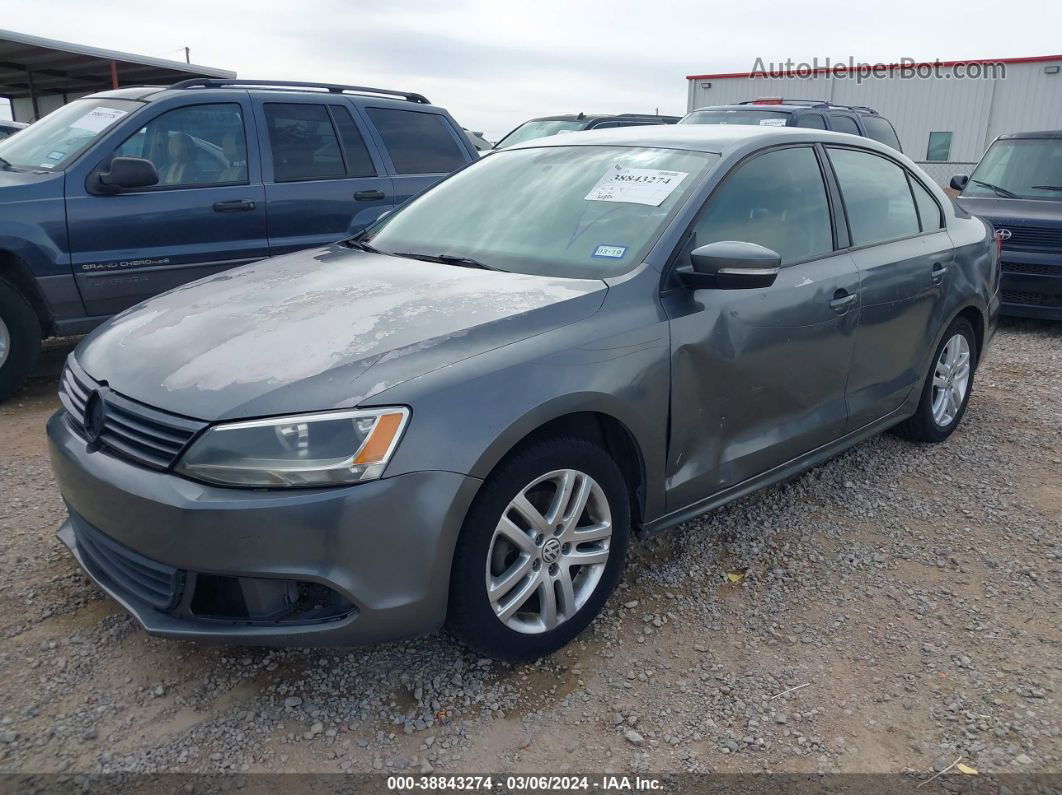 2011 Volkswagen Jetta Se Gray vin: 3VWDZ7AJ3BM342515