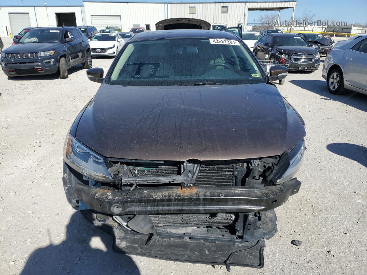 2011 Volkswagen Jetta Se Brown vin: 3VWDZ7AJ3BM366264