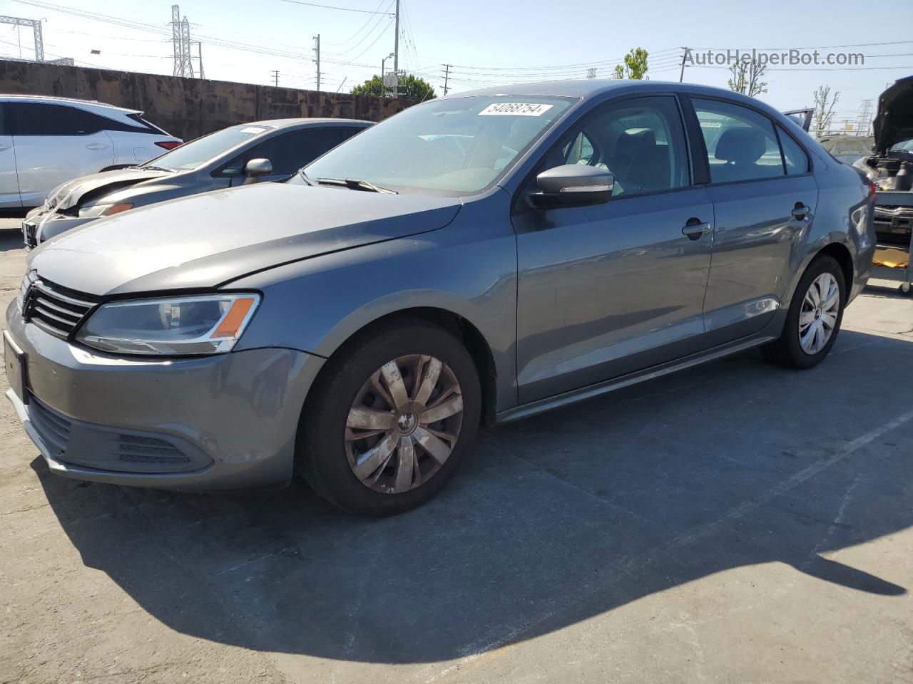 2011 Volkswagen Jetta Se Серый vin: 3VWDZ7AJ3BM369794