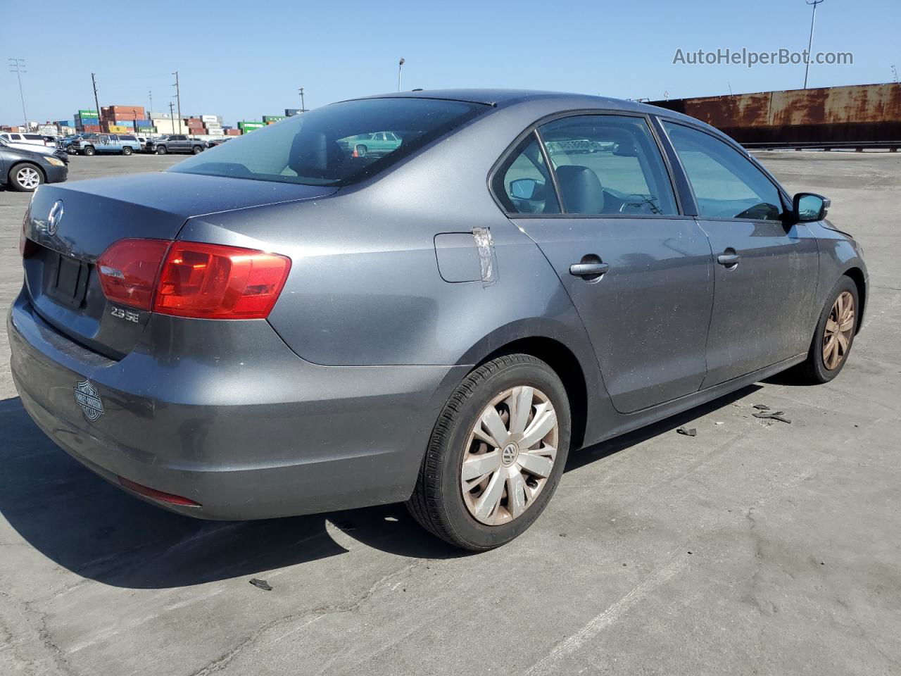 2011 Volkswagen Jetta Se Серый vin: 3VWDZ7AJ3BM369794