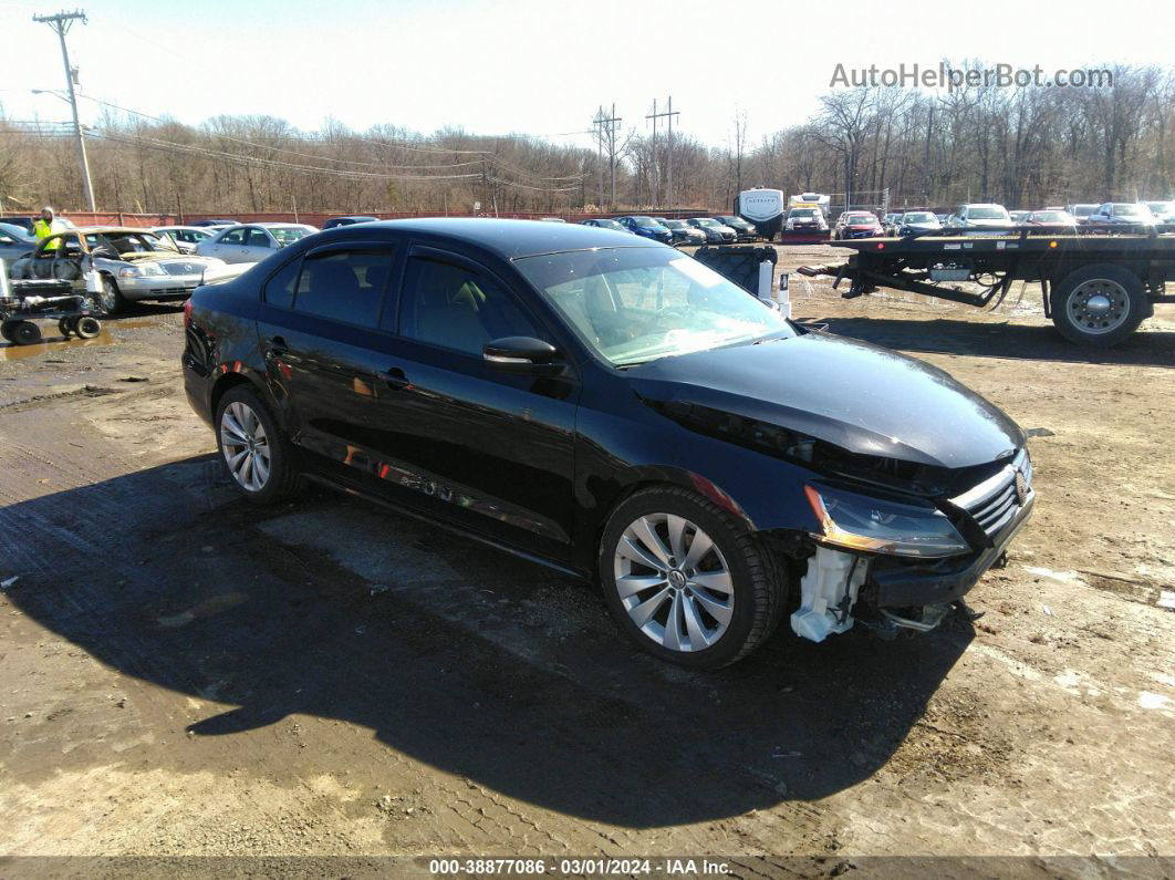 2011 Volkswagen Jetta 2.5l Se Black vin: 3VWDZ7AJ3BM370623