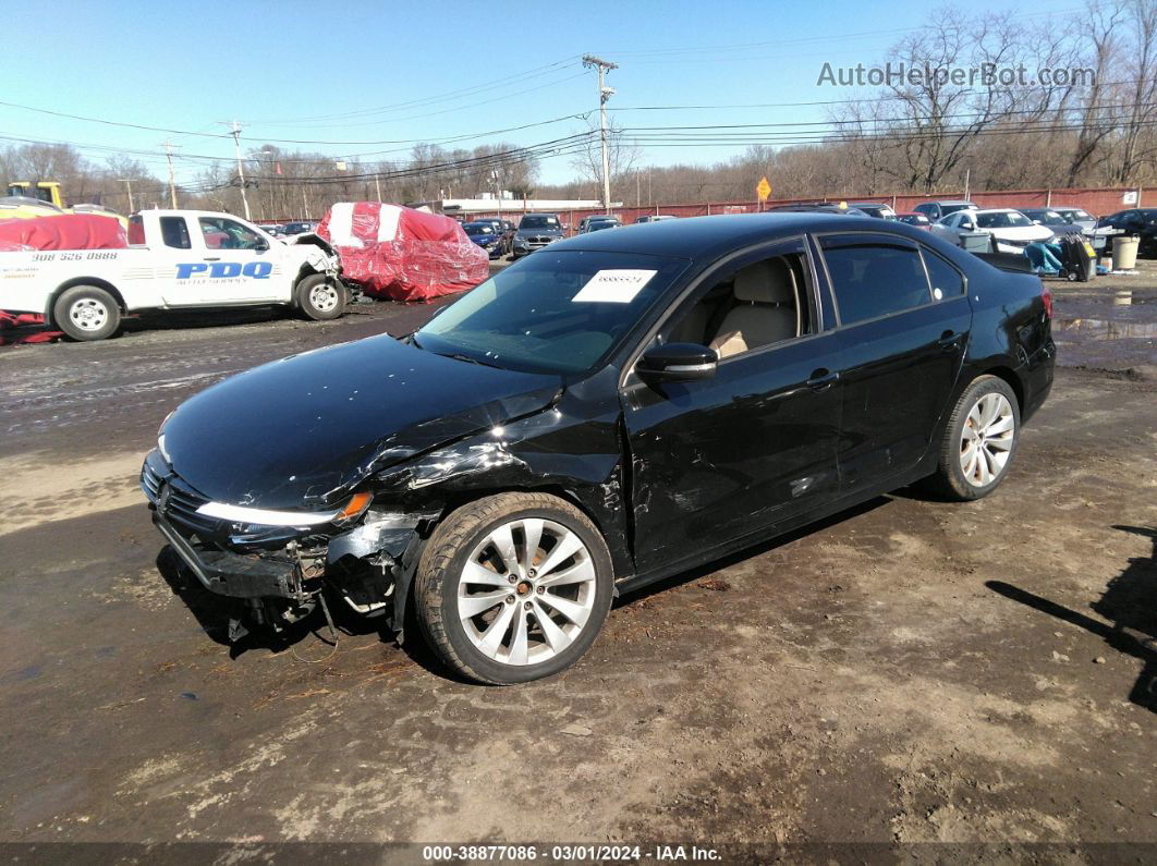 2011 Volkswagen Jetta 2.5l Se Black vin: 3VWDZ7AJ3BM370623