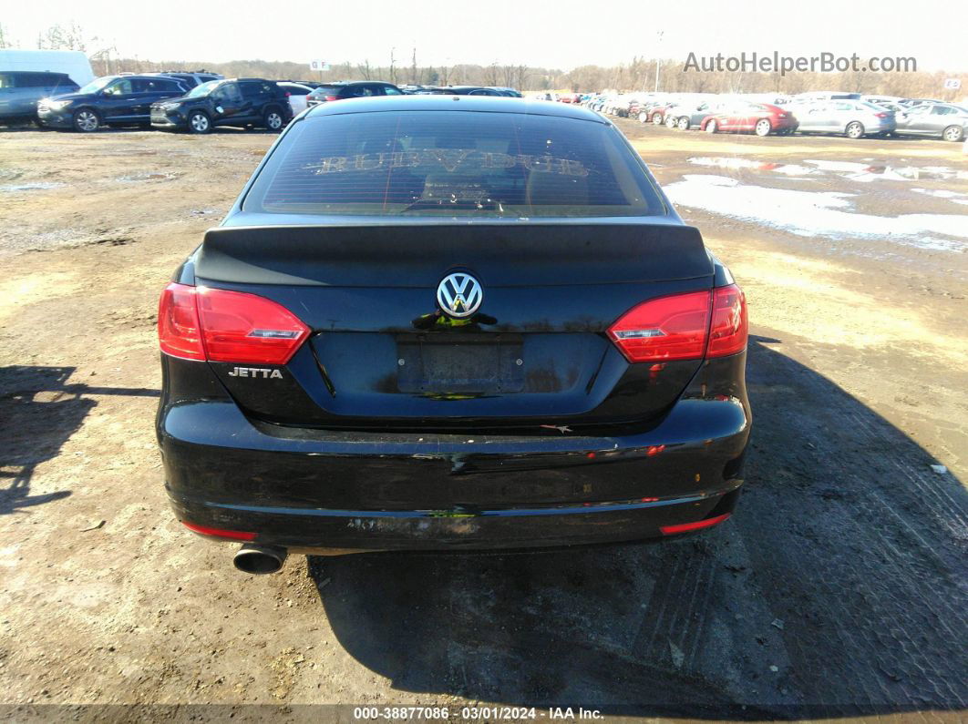 2011 Volkswagen Jetta 2.5l Se Черный vin: 3VWDZ7AJ3BM370623