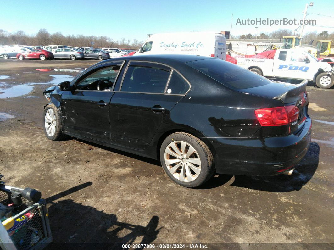 2011 Volkswagen Jetta 2.5l Se Черный vin: 3VWDZ7AJ3BM370623