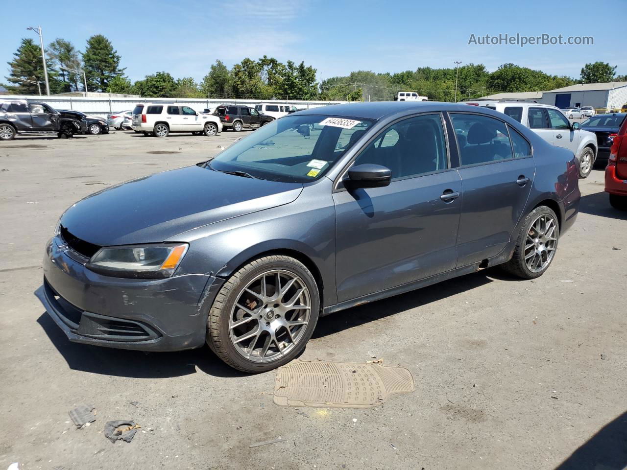 2011 Volkswagen Jetta Se Gray vin: 3VWDZ7AJ3BM380715