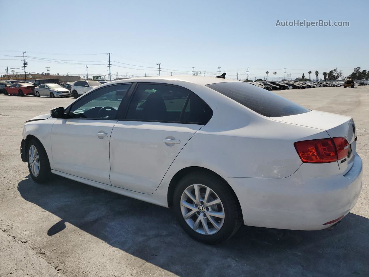 2011 Volkswagen Jetta Se White vin: 3VWDZ7AJ3BM385266