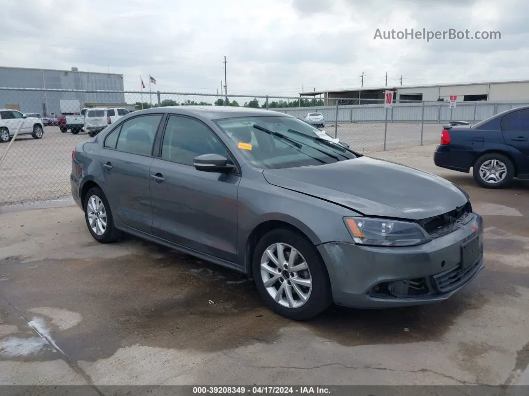 2011 Volkswagen Jetta 2.5l Se Gray vin: 3VWDZ7AJ3BM389088