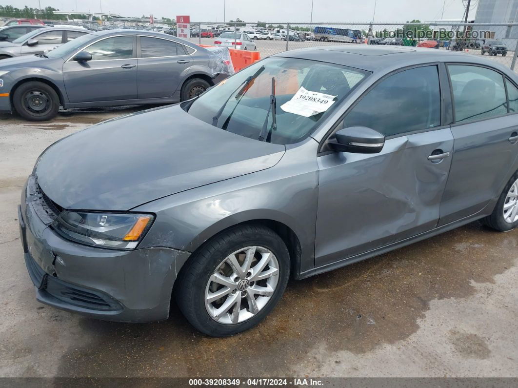 2011 Volkswagen Jetta 2.5l Se Gray vin: 3VWDZ7AJ3BM389088