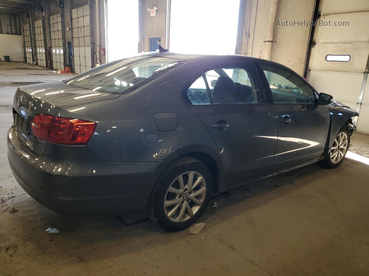 2011 Volkswagen Jetta Se Gray vin: 3VWDZ7AJ3BM396834